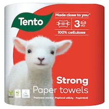 Tento Strong Papierová utierka 3-vrstvová 2 rolky