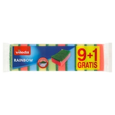 Vileda Rainbow hubky na umývanie riadu 10 ks