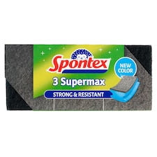 Spontex Supermax tvarovaná špongia 3 ks