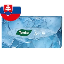 Tento Krabička s vreckovkami 3-vrstvové 90 ks
