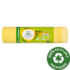 Spicy Citrus vrecia na odpad 60 l 20 ks