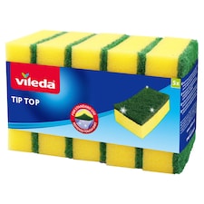 Vileda Tip Top Style hubky na umývanie riadov 5 ks