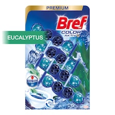 Bref Color Aktiv Eucalyptus tuhý WC blok 4 x 50 g