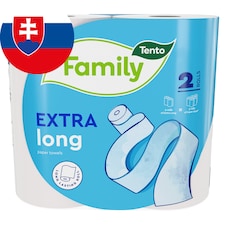 Tento Family Extra dlhá rolka Papierová utierka 2-vrstvová 2 rolky