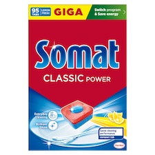 Somat Classic Power Lemon tablety do umývačky riadu 95 ks 1577 g