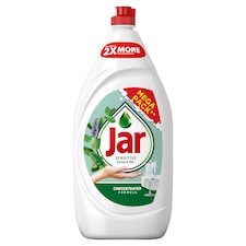 Jar Sensitive Tea Tree & Mint Prostriedok Na Umývanie Riadu Jemný K Rukám 1350 ML