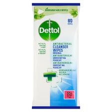 Dettol Antibakteriálne obrúsky na povrchy 80 ks