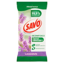 Savo Levanduľa Dezinfekčné čistiace utierky 30 ks