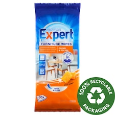 Go for Expert Spicy Honey vlhčené ošetrujúce obrúsky na nábytok 80 ks