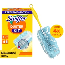 Swiffer Trap & Lock Súprava Na Utieranie Prachu (1 Rukoväť + 4 Náplní)