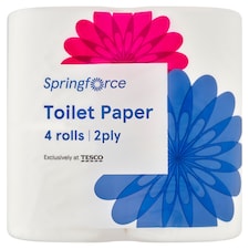 Springforce Toaletný papier 2 vrstvy 4 kotúče
