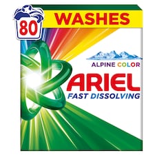 Ariel Alpine Color Prášok Na Pranie, 4.4 kg, 80 Praní