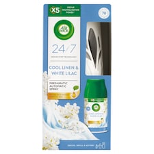 Air Wick Freshmatic Difuzér a náplň do osviežovača vzduchu vôňa sviežeho prádla 250 ml