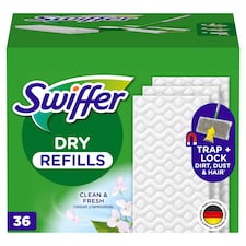Swiffer Náhradné Suché Handričky 36 Zozbierajú, Zachytia A Uzamknú Prach