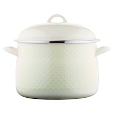 Cream smaltovaný hrniec 20 cm