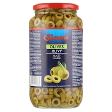 Giana Zelené olivy krájané v slanom náleve 900 g