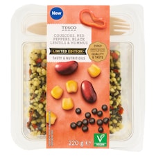 Šalát z vareného kuskusu s marinovanou červenou paprikou 220 g