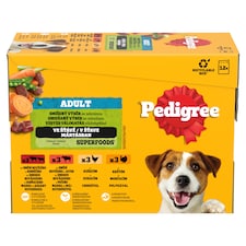 Pedigree Adult zmiešaný výber so zeleninou v šťave 12 x 100 g (1,2 kg)