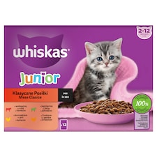Whiskas Junior Klasické pokrmy v šťave 12 x 85 g (1,02 kg)