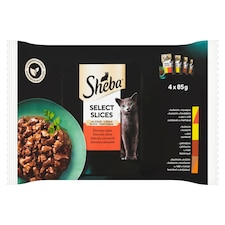 Sheba Select Slices šťavnatý výber v šťave 4 x 85 g (340 g)