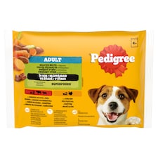 Pedigree Adult zmiešaný výber so zeleninou v šťave 4 x 100 g (400 g)