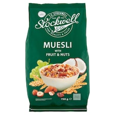 Stockwell & Co. Zmes obilninových vločiek s hrozienkami, orechami a ľanovými semenami 750 g