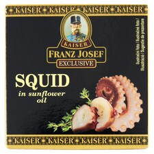 Franz Josef Kaiser Exclusive Kalamáre v slnečnicovom oleji 80 g