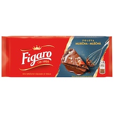 Figaro mliečna poleva, cukrárska poleva mliečna, tabuľka 90 g
