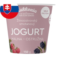 Kukkonia Žitnoostrovský smotanový jogurt malina-ostružina 150 g