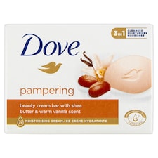 Dove Pampering Bambucké maslo a vanilka Krémová tableta 90 g