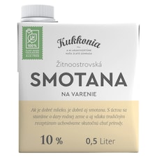 Kukkonia Trvanlivá smotana na varenie 10% 0,5 l