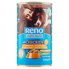 Reno Kompletné krmivo pre dospelé psy s kúsky pre psy s hydinou v omáčke 1240 g