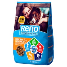 Reno Kompletné krmivo pre dospelé psy s hydinou a zeleninou 8 kg