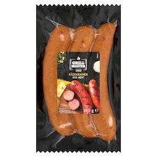 Grill Master Klobása z bravčového a hovädzieho mäsa so syrom 360 g