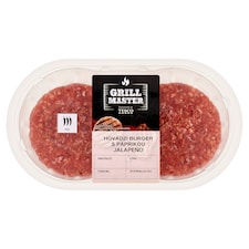 Grill Master Hovädzí burger s paprikou jalapeño 0,330 kg