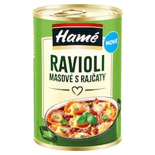 Hamé Ravioly mäsové s rajčinami 400 g
