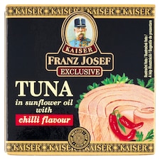 Franz Josef Kaiser Exclusive Tuniak v slnečnicovom oleji s príchuťou chilli 80 g