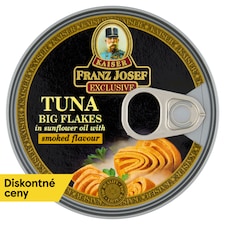 Franz Josef Kaiser Exclusive Tuniak kúsky v slnečnicovom oleji s údenou príchuťou 170 g