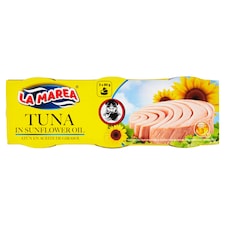 La Marea Tuniak v slnečnicovom oleji 3 x 80 g (240 g)