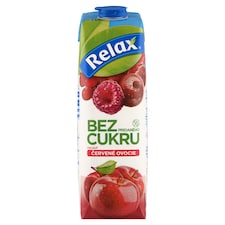 Relax Bez pridaného cukru príchuť červené ovocie 1 l
