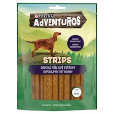 Adventuros Strips maškrty pre psov divina 90 g