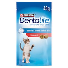 Dentalife maškrty pre mačky losos 40 g