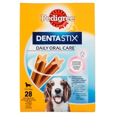 Pedigree DentaStix Doplnkové krmivo pre psy staršie ako 4 mesiace 4 x 180 g (720 g)