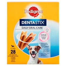 Pedigree DentaStix Doplnkové krmivo pre psy staršie ako 4 mesiace 4 x 110 g (440 g)