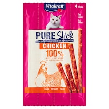 Vitakraft Pure Stick doplnkové krmivo pre mačky 4 x 5 g (20 g)