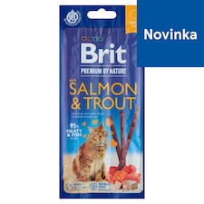 Brit Premium by Nature Cat Sticks Salmon & Trout 3 ks