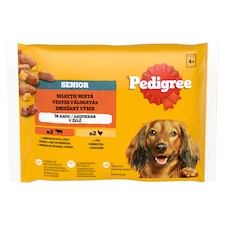 Pedigree Senior zmiešaný výber v želé 4 x 100 g (400 g)