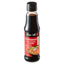 Shan'shi Sójová omáčka s cesnakom a zázvorom pre wok 150 ml