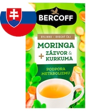 Bercoff Moringa zázvor & kurkuma bylinno-ovocný čaj 16 x 1,5 g (24 g)