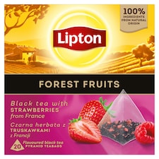 Lipton Forest Fruits ochutený čierny čaj 20 čajových vrecúšok 30 g